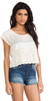 Thumbnail for your product : Somedays Lovin Dimensions Lace Tee