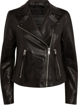 AllSaints Leather Dalby Biker Jacket
