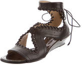 Thumbnail for your product : Proenza Schouler Leather Lace-Up Sandals