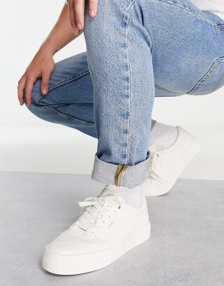 Bershka trainer in white - ShopStyle Sneakers & Athletic Shoes