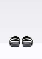 Thumbnail for your product : Georgie Textured-Leather Sandals