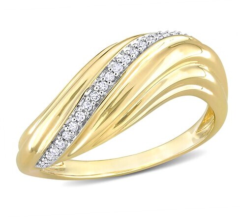 Rina Limor Fine Jewelry 14K 0.1 Ct. Tw. Diamond Swirl Ring