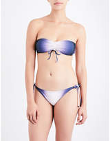 Thumbnail for your product : Prism Foraleza ombré bandeau bikini top