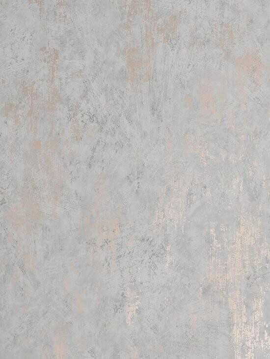 Sublime Distressed Texture Grey Rose Gold Wallpaper ShopStyle