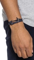 Thumbnail for your product : Miansai Anchor Leather Wrap Bracelet