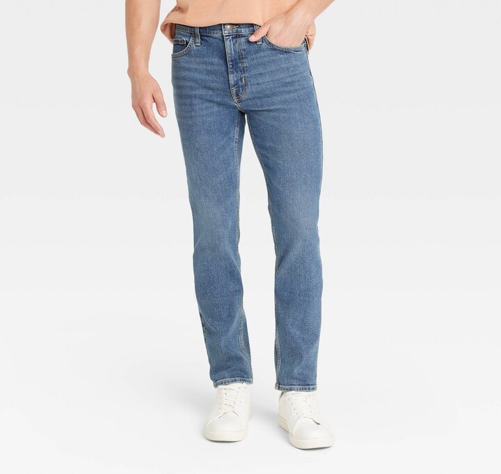 Men's Slim Fit Hemp Jeans Goodfellow & Co™ Robson Blue Denim 34x30