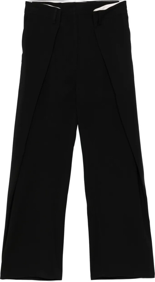 Rokh Pleated Wide-Leg Trousers