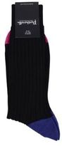 Thumbnail for your product : Pantherella Contrast Heel Toe Rib Sock