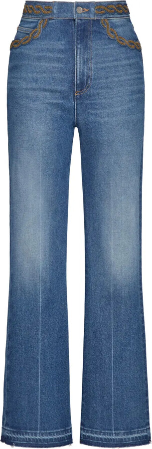 Embroidered Jeans