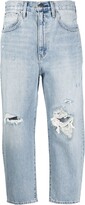 Distressed-Finish Jeans 