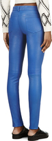 Thumbnail for your product : Acne Studios Indigo Lamb Leather Stretch Trousers
