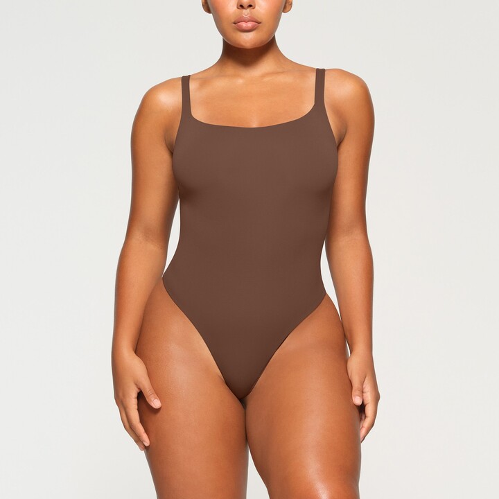 SKIMS Fits Everybody Square Neck Bodysuit | Jasper