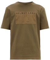 Thumbnail for your product : Helmut Lang Logo-patch Cotton T-shirt - Khaki
