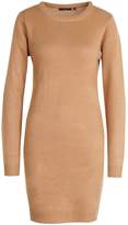 Thumbnail for your product : boohoo Crew Neck Long Sleeve Knitted Dress