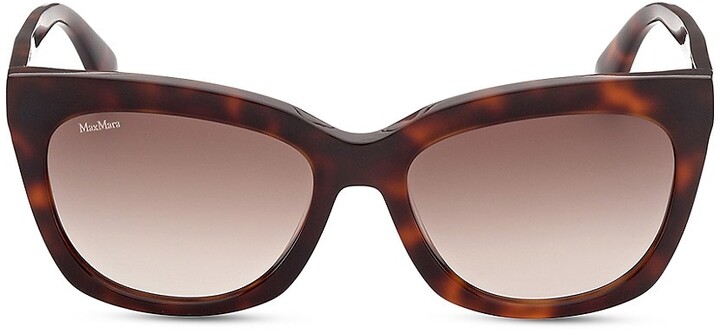 Max Mara 55MM Square Sunglasses - ShopStyle
