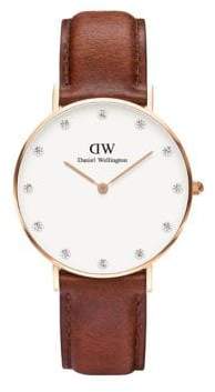 Daniel Wellington Classy Lady St.Mawes Leather Watch