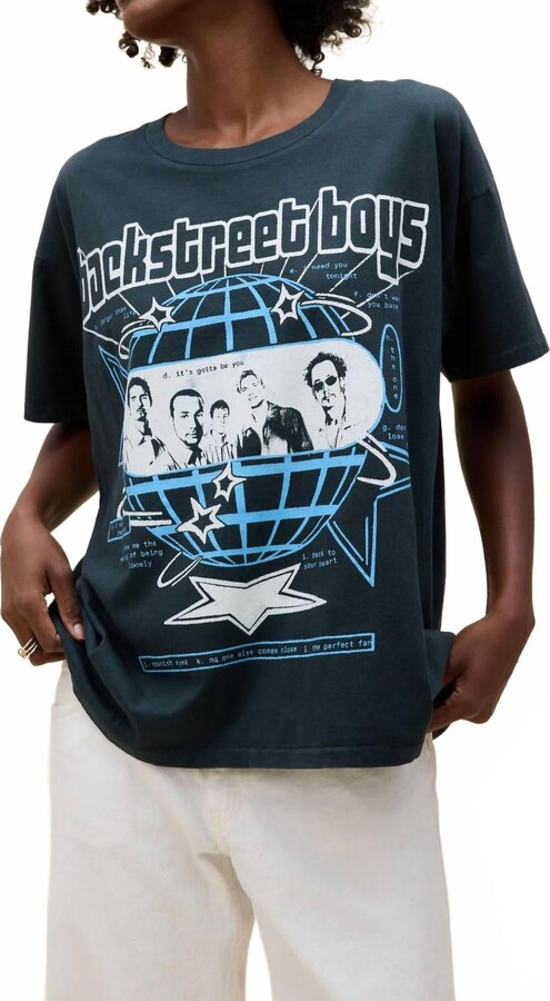 Daydreamer Backstreet Boys Into The Millennium Merch Tee In Vintage Black