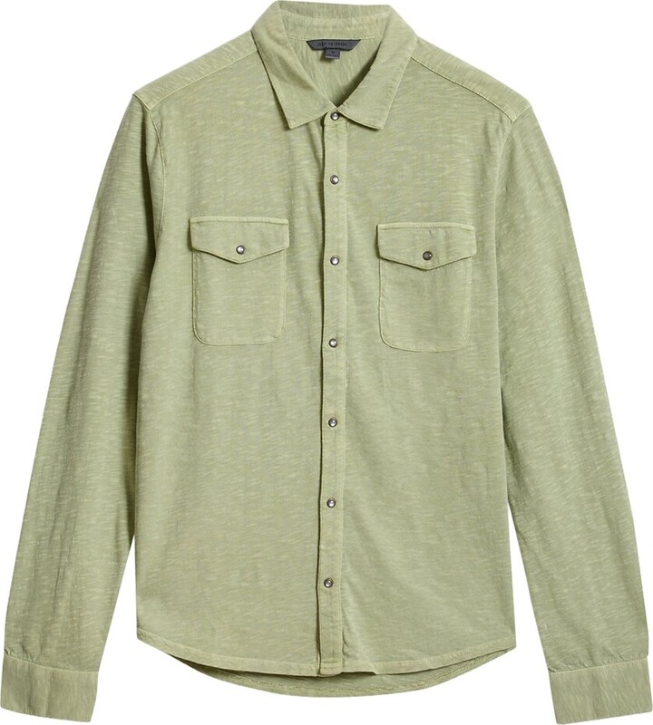 John Varvatos Arvon Knit Western Shirt
