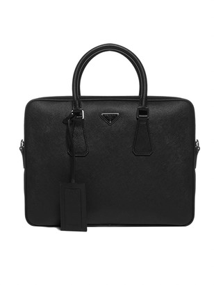 prada leather briefcase