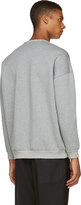 Thumbnail for your product : Miharayasuhiro Gray Embroidered Sweatshirt