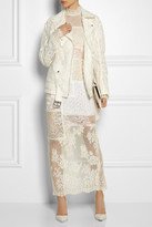 Thumbnail for your product : Alessandra Rich Lace biker jacket
