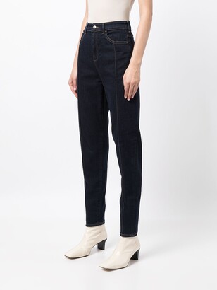 Emporio Armani High Waist Tapered Jeans