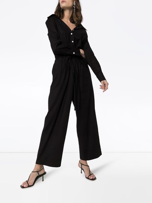 By Any Other Name Off-The-Shoulder Jumpsuit