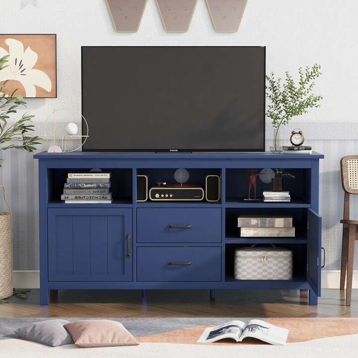 NOVABASA 72inch TV stand, locker table, open entertainment