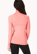 Thumbnail for your product : Forever 21 Ruched Trim Athletic Jacket