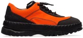 Thumbnail for your product : Camper Orange X Kiko Kostadinov leather trim low-top sneakers