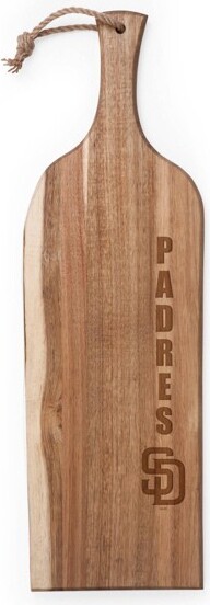 MLBSanDiegoPadresArtisanAcaciaCharcuterieBoard-Brown