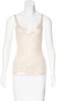 Thumbnail for your product : Donna Karan Embellished Cashmere Top