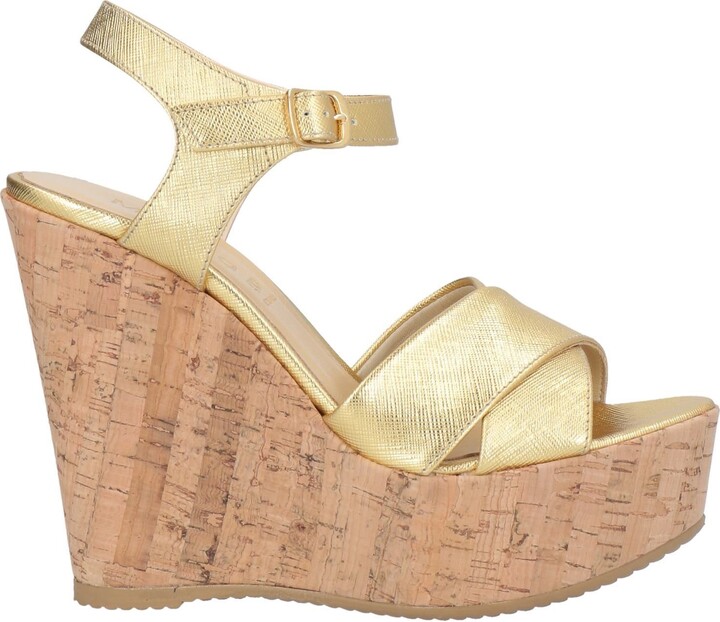 MARTINA B. Mules & Clogs Gold - ShopStyle Sandals