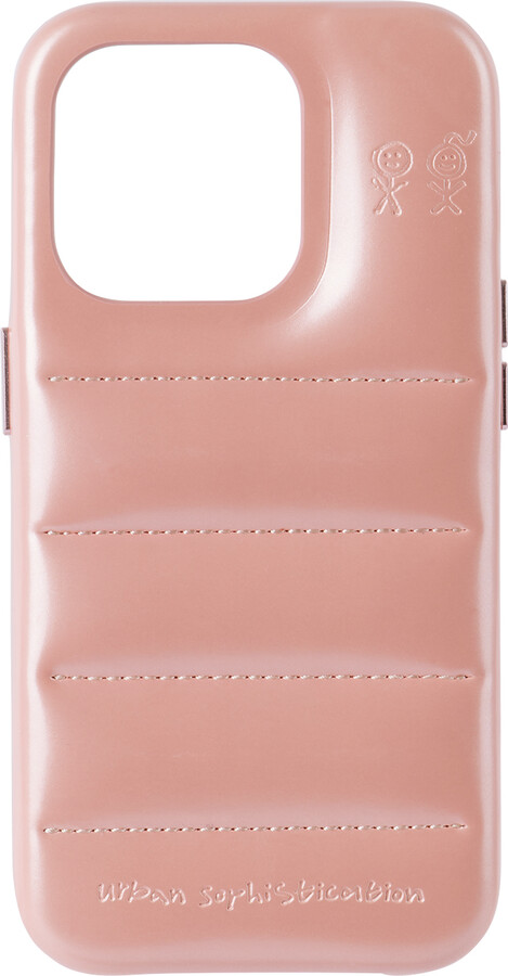 Urban Sophistication iPhoneケース【15 pro】 Urban Sophistication Pink 'The Puffer' iPhone 15 Pro Case