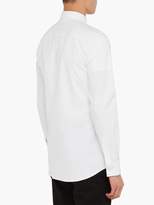 Thumbnail for your product : Givenchy Logo-embroidered Cotton-oxford Shirt - Mens - White