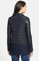 Thumbnail for your product : Mackage 'Leita' Mixed Media Asymmetrical Zip Coat