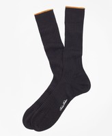 Thumbnail for your product : Brooks Brothers Merino Wool Sized Crew Socks