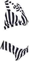 Thumbnail for your product : boohoo Maternity Nautical Stripe Bikini Set