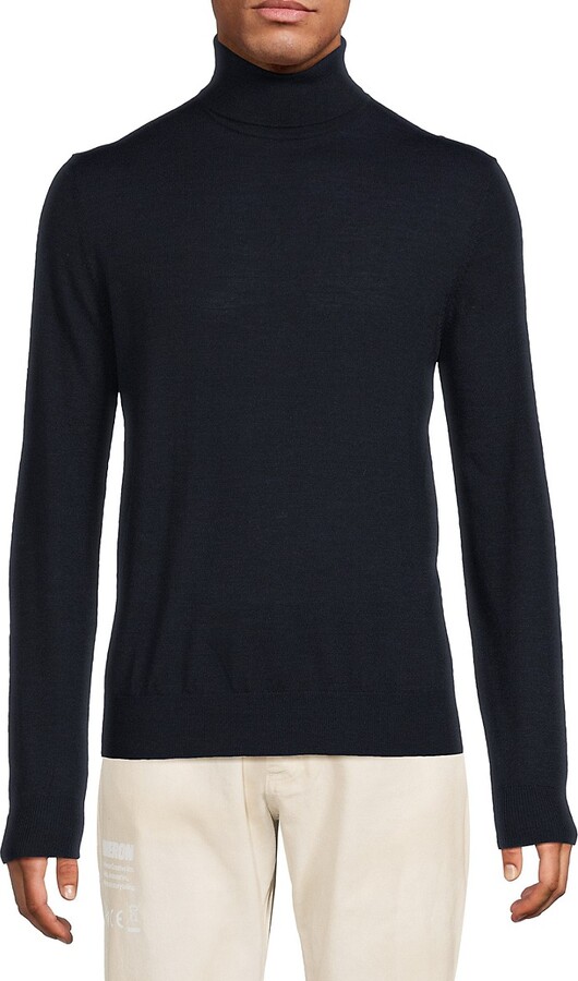 Bruno Magli Classic Fit Merino Wool Turtleneck Sweater