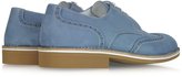 Thumbnail for your product : a. testoni A.Testoni Light Blue Calf Leather Derby Shoe