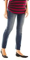Thumbnail for your product : JCPenney Tala Maternity Bling Butterfly Skinny Jeans