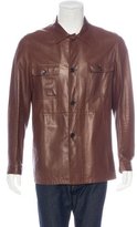 Thumbnail for your product : Prada Fine Leather Jacket