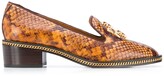 Thumbnail for your product : Tory Burch Snakeskin Effect Loafers