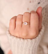 Thumbnail for your product : Sarah Hickey Rainbow Moonstone Oval Ring