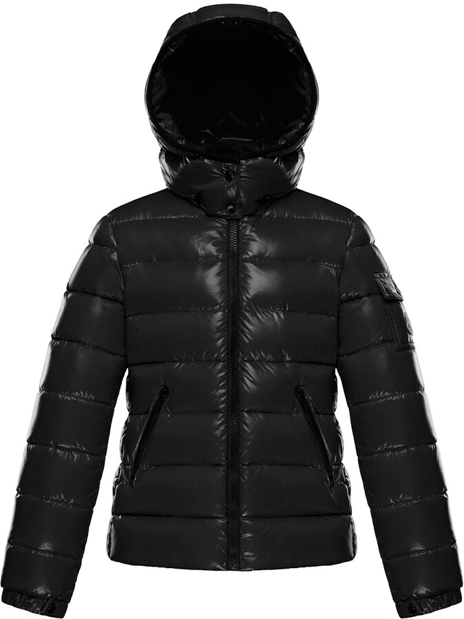 Moncler Girl's Bady Quilted Logo Jacket, Size 8-14 - ShopStyle