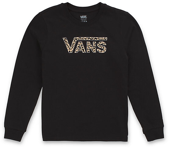 vans long sleeve leopard