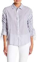 Thumbnail for your product : Always & Forever Shirred Sleeve Striped Blouse