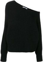 Thumbnail for your product : Alexander Wang T By one-shoulder sweater