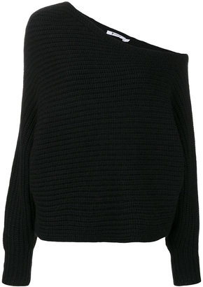 Alexander Wang T By one-shoulder sweater