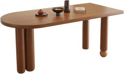 Waagy French retro solid wood dining table